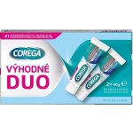 Corega Bez příchuti extra silný fixační krém Duo 2 x 40 g – Hledejceny.cz