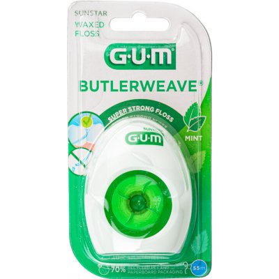 G.U.M. Butlerweave Mint Waxed Floss 1855 55 m – Zboží Dáma