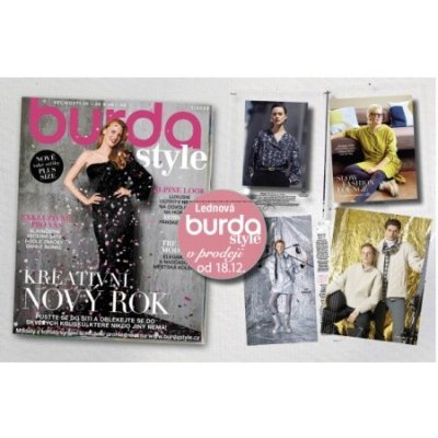 Měsíčník Burda LEDEN 2026 – Zboží Mobilmania