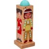 Dřevěná hračka Adam Toys rotační hádanka Děti světa