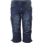 Timezone 3/4 kraťasy Loose Miles pánské džínové Kraťasy Tmavě 25100094031193839 modré – Sleviste.cz