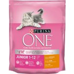 Purina One Granule pro koťata Junior s kuřetem a celozrnnými obilovinami, 800 g – Zboží Mobilmania