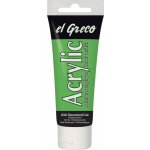 El Greco akrylová barva fluorescenční zelená 75 ml – Hledejceny.cz