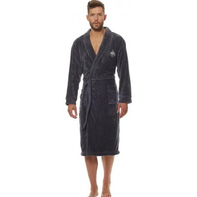 L&L 2114 Marine pánský župan grafit – Zboží Dáma