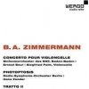 Hudba Zimmermann B.A. - Concerto Pour Violoncelle CD