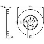 BOSCH Brzdový kotouč - 288 mm BO 0986478867 – Hledejceny.cz