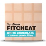 Gymbeam Proteinová čokoláda Fitcheat bílá čokoláda kokos 80 g – Zbozi.Blesk.cz