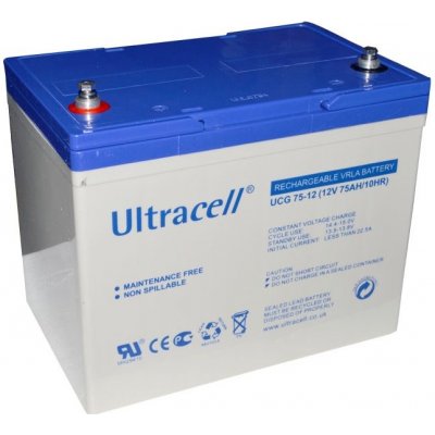 Ultracell UCG75-12 12V - 75Ah VRLA-GEL – Zboží Živě