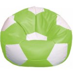 Fitmania Fotbalový míč XXL + podnožník vzor 13 zeleno bílá – Zbozi.Blesk.cz