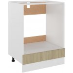 Petrashop Skříňka na troubu dub sonoma 60 x 46 x 81,5 cm dřevotříska – Zboží Dáma
