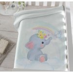 Piel Dětská španělská deka Sloník s duhou – Zboží Dáma
