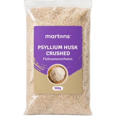 martons PSYLLIUM HUSK jitrocel indický drcený 300 g – Hledejceny.cz