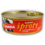 Sokra Baltické šproty v rajčatové omáčce 240g – Zbozi.Blesk.cz