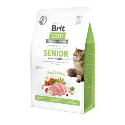 Brit Care Cat Grain-Free Senior Weight Control 0,4 kg – Hledejceny.cz