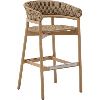 Kave Home Arinella 75 cm židle Béžová zahradní barová – Hledejceny.cz