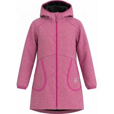 Fantom ČR Dětský kabát softshell růžový melír – Zbozi.Blesk.cz