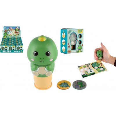 Teddies Samolepkové razítko Razítko se samolepkami dinosaurus s náplněmi – Hledejceny.cz