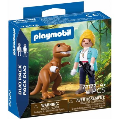 Playmobil 72172 DuoPack T-Rex s vědkyní – Hledejceny.cz