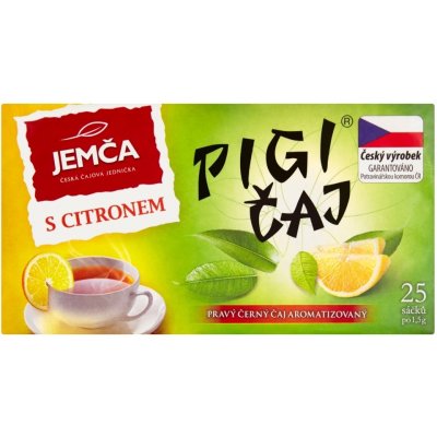 Jemča Pigi čaj s citronem 25 x 1,5 g