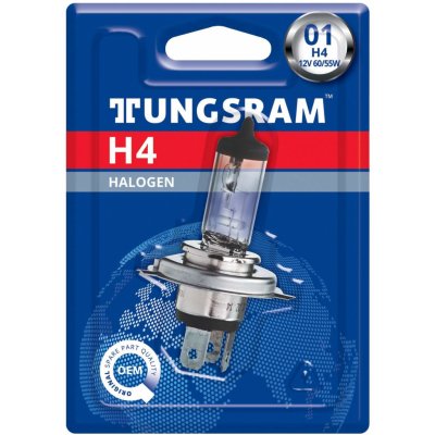 Tungsram Standard H4 P43t 12V 60/55W