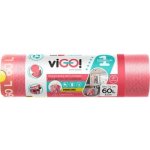 viGO! Premium pytle zatahovací parfémované 30µm 60 l 10ks – Zboží Dáma