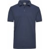 Pánské Tričko James & Nicholson pánská pracovní polokošile Workwear Polo JN801 modrá námořní