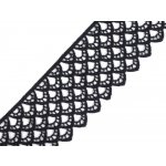 Vzdušná krajka šíře 60 mm, střední, 4 černá – Zboží Dáma