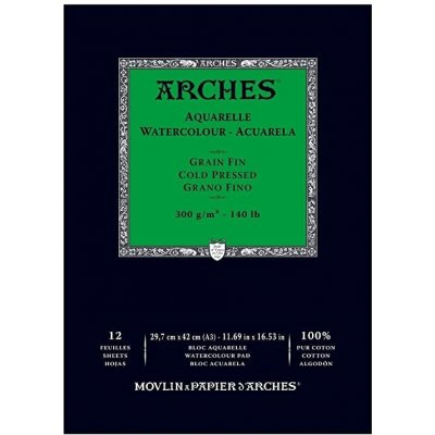 Arches skicák lepený 29,7x42 cm 12 listů 300g/m2 CP – Zbozi.Blesk.cz