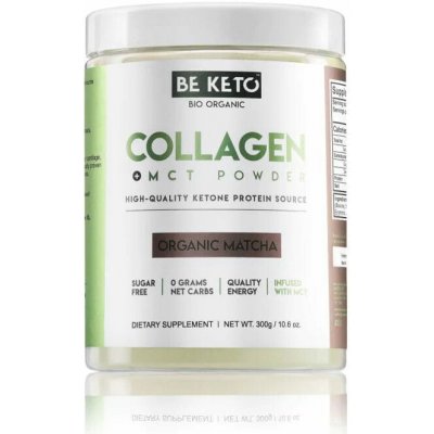 BeKeto Kolagenový MCT prášek Organic Matcha 300 g – Hledejceny.cz