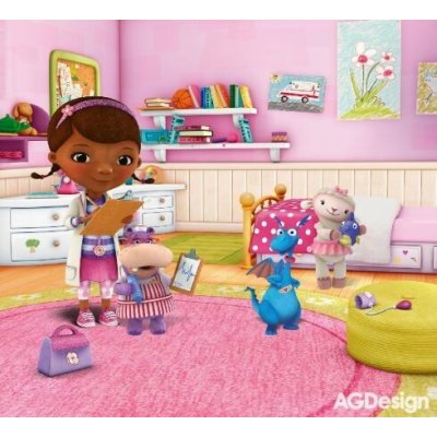 Závěsy foto Dimout Disney Dr.Mcstuffins 280x245cm FCP XXL 6003 – Hledejceny.cz