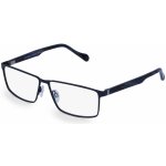 Fielmann 2180 FLEX CL Páni-Brýle včetně čoček Celoobrubové Hranatý Titan-rámy modrá matná – Sleviste.cz
