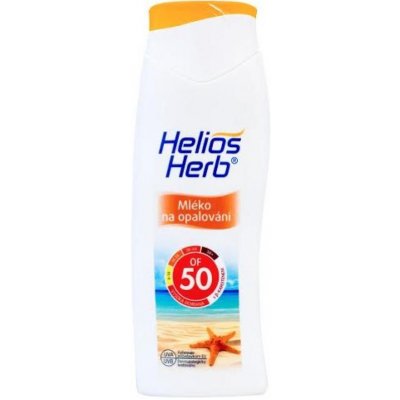 Helios Herb mléko na opalování s betakarotenem SPF50 200 ml