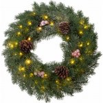MagicHome Vánoce přírodní zasněžený 48x LED IP20 2xAA 40 cm – Hledejceny.cz