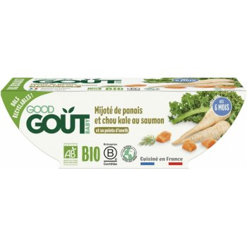 Good Gout Bio Losos s kapustou a pastinákem 2 x 190 g