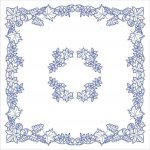 Beruška Vyšívání ubrus 120x120 cm podzim – HobbyKompas.cz