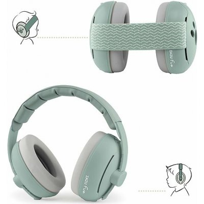 Zazu Earmuffs 2v1 zelené – Zboží Mobilmania