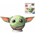 Ravensburger 3D puzzle Star Wars: Baby Yoda s ušima 72 ks – Sleviste.cz