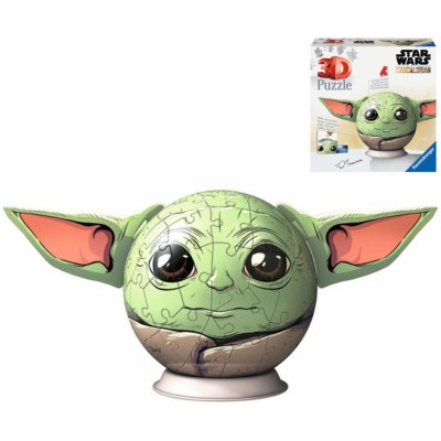 Ravensburger 3D puzzle Star Wars: Baby Yoda s ušima 72 ks – Hledejceny.cz