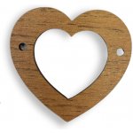 ExpressLaser.cz Srdce nášivka ozdoba na háčkovaný košík Bílá – Sleviste.cz