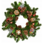 DOMMIO Věnec smrkový zdobený 40 cm – Zboží Dáma