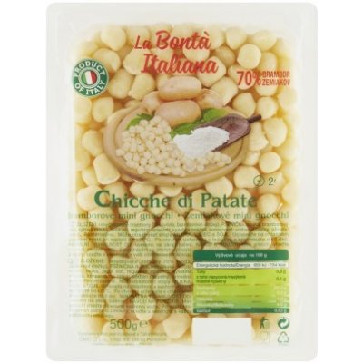 Gnocchi Chicche di patate - bramborové mininoky PASTIFICIO BOLOGNESE 0,5 kg – Zbozi.Blesk.cz