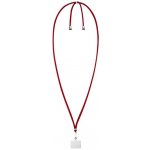 Univerzální šňůrka pro mobilní telefon Aligator Machršňůra, červená – Zboží Živě