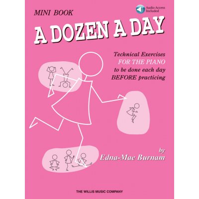 A Dozen A Day Mini Book Edna Mae Burnam – Zboží Mobilmania