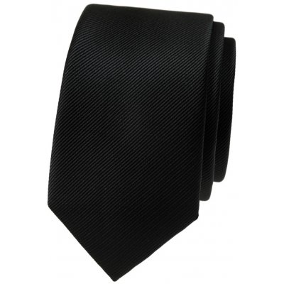 Avantgard Kravata Slim Lux 571-22329 černá – Zboží Mobilmania