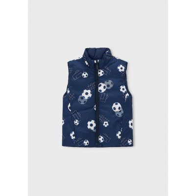 Mayoral vesta oboustranná prošívaná Footbal tmavě modrá – Hledejceny.cz