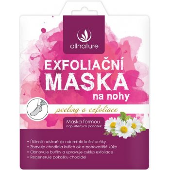 Allnature maska exfoliační na nohy 40 ml