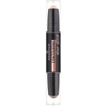 essence CONTOURING Duo Stick oboustranná konturovací tyčinka 20 Light 2 g – Zboží Dáma