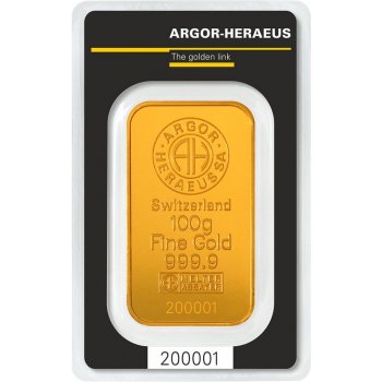 Argor-Heraeus zlatý slitek 100 g