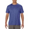 Pánské sportovní tričko Unisex funkční tričko Performance Core sportovní purpurová žíhaná