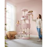 Feandrea škrabadlo růžové 60 x 50 x 206 cm – Hledejceny.cz